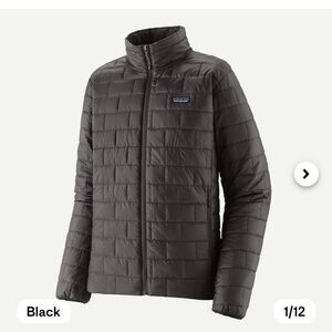Patagonia Men’s Nano Puff Jacket in Black Size Medium